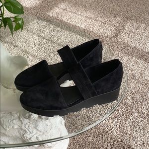 Black Suede Shoes - in Excellent Condition